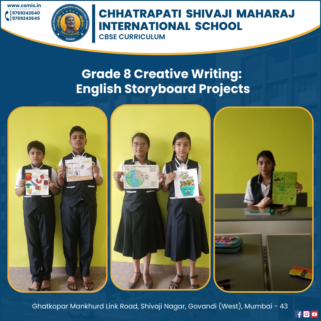 grade 8 creative writing project term 3