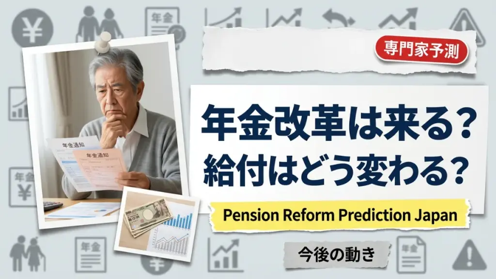 日本の年金改革は近い？専門家が退職給付の変化を予測